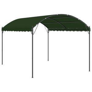 vidaXL Paviljoen 4 x 3 x 2,6 m Groen Polyester en staal