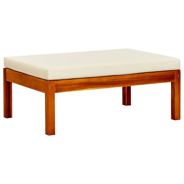 vidaXL Voetenbanken 2 st massief acaciahout