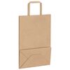 vidaXL Papieren zakken 50 st met hengsels 21x11x31 cm bruin