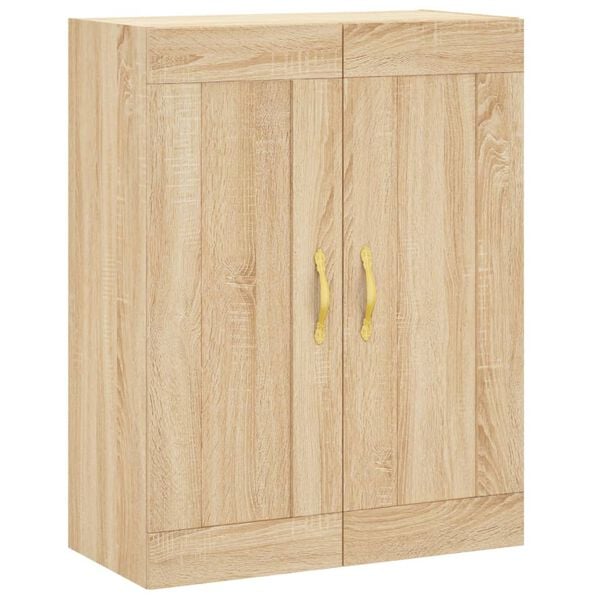 vidaXL Wandkast 69,5x34x90 cm bewerkt hout sonoma eikenkleurig