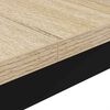 vidaXL Salontafel Sonoma 80 x 80 x 45 cm Bewerkt hout