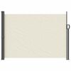 vidaXL Uittrekbaar Zijscherm 160 x 300 cm 100% polyester ijzer staal