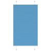 vidaXL Pliss&eacute; rolgordijn 75x150 cm stofbreedte 74,4 cm polyester blauw