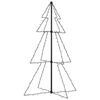 vidaXL Kegelkerstboom 160 LED's binnen en buiten 78x120 cm