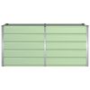 vidaXL Plantenbak Groen 160 x 80 x 75 cm Staal