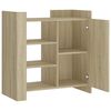 vidaXL Dressoir 73,5x35x75 cm bewerkt hout sonoma eikenkleurig