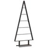 vidaXL Metalen kerstboom met standaard Zwart 90 cm Staal
