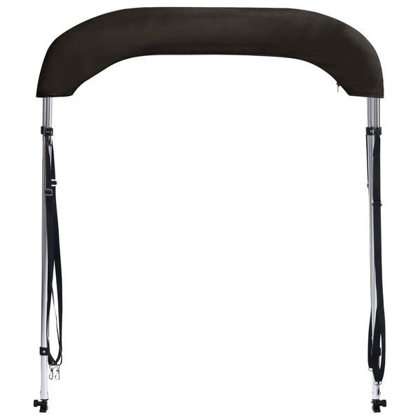 vidaXL Biminitop 2 bogen 150x120x110 cm zwart