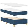 vidaXL Boxspringbed met matras met hoofdeinde Blauw 100 x 200 cm Stof