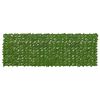 vidaXL Balkonscherm met bladeren Groen en Geel 300 x 100 cm