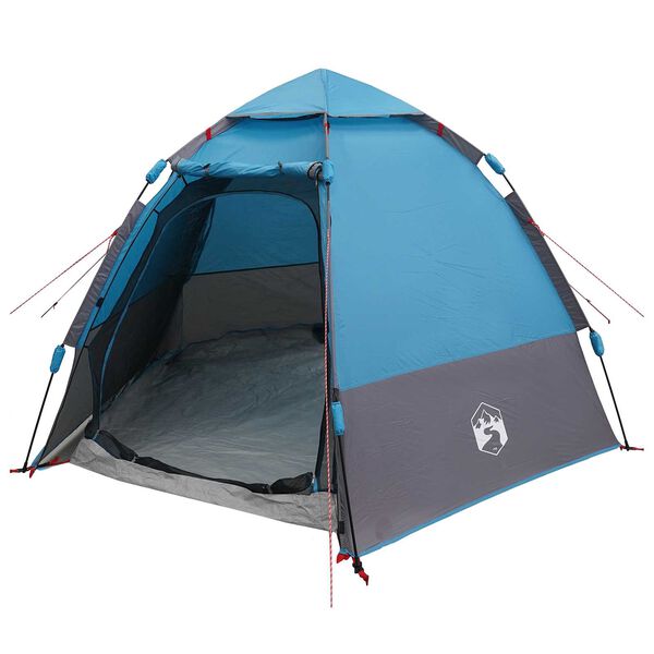 vidaXL Directe Tent met opslag Blauw 280 x 280 x 160 cm Staal