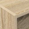 vidaXL Platenkast Sonoma Eiken 78.5 x 35 x 45 cm Bewerkt hout