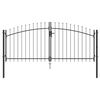 vidaXL Dubbele Poort WOERDEN 299,5 x 174,5 cm Staal Vergrendelbaar