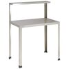 vidaXL Planttafel 80 x 50 x 104 cm Roestvrij staal zilver