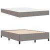 vidaXL Boxspringbed met matras Taupe 140 x 190 cm Stof