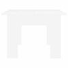 vidaXL Salontafel 100x60x42 cm bewerkt hout wit