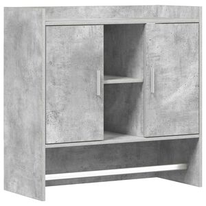 vidaXL Wandplank Muurmontage Betongrijs 80 x 36 x 80 cm Bewerkt hout