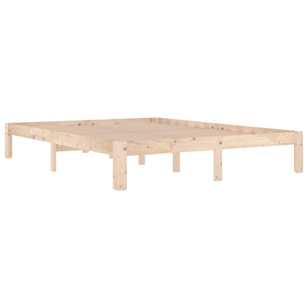 vidaXL Bedframe massief hout 150x200 cm