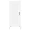 vidaXL Hoge kast 34,5x34x180 cm bewerkt hout wit