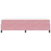 vidaXL Bedframe met matras Roze 90 x 200 cm Stof