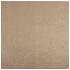 vidaXL Binnen- en buitentapijt AGIRA Naturel 120 x 120 cm Polyester