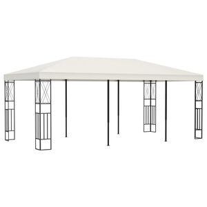 vidaXL Prieel 3x6 m stof cr&egrave;me