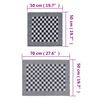 vidaXL 50-delige Keukendoekenset katoen blauw en wit