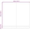 vidaXL Luifel automatisch uittrekbaar 300x250 cm bruin