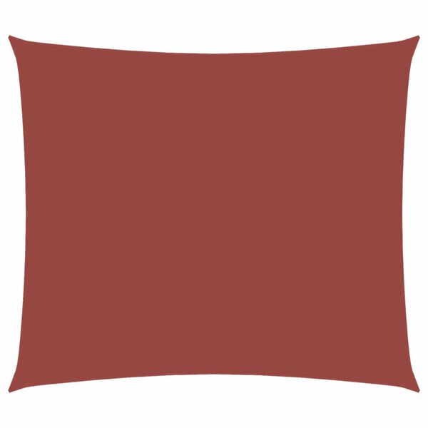 vidaXL Zonnescherm rechthoekig 2,5x3 m oxford stof terracottakleurig