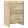 vidaXL Nachtkastjes Sonoma Eiken 40 x 30 x 60 cm Bewerkt hout
