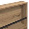 vidaXL Tijdschrift Rek met plank 2 pcs Artisan Eiken 100 x 12 x 70 cm