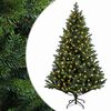 vidaXL Kunstmatige Inklapbare Kerstboom 120 cm 150 LED's Warmwit