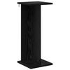 vidaXL Plantenstandaard Zwart eiken 25 x 25,5 x 60,5 cm Bewerkt hout