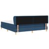 vidaXL Boxspringbed met matras met hoofdeinde Blauw 180 x 200 cm Stof