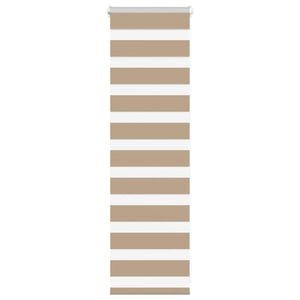 vidaXL Zebrajaloezie 40x100 cm stofbreedte 35,9 cm polyester zandbruin