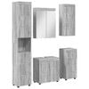 vidaXL Badkamermeubelset TULUM 5 st Grijs Sonoma 60 x 34 x 63 cm