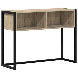 vidaXL Bijzettafel Sonoma 100 x 36 x 75 cm Bewerkt hout