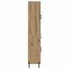 vidaXL Highboard Artisan Eiken 69,5 x 34 x 180 cm Bewerkt hout