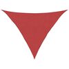 vidaXL Zonnezeil 160 g/m&sup2; 2,5x2,5x3,5 m HDPE red