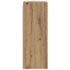 vidaXL Hangkast Artisan Eiken 20 x 29,5 x 80 cm Bewerkt hout