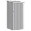 vidaXL Tuinschuur 87x98x159 cm gegalvaniseerd staal grijs