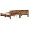 vidaXL Bedframe met hoofdeinde Oud Hout 180 x 200 cm Bewerkt hout