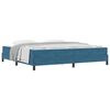 vidaXL Boxspringbed met matras Donkerblauw 200 x 220 cm Stof