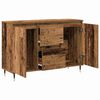 vidaXL Dressoir met lade Oudhout 101,5 x 35 x 70 cm Bewerkt hout