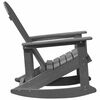 vidaXL Adirondack Schommelstoel Lichtgrijs 73.5 x 92 x 90cm HDPE