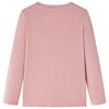 Kindershirt met lange mouwen 116 roze