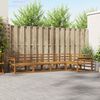 vidaXL Buiten bankenset 5 pcs Naturel Massief Acaciahout