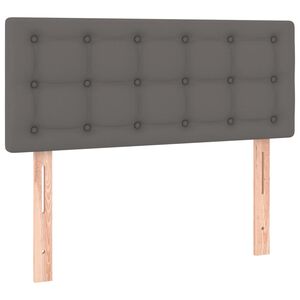vidaXL Hoofdbord 80x5x78/88 cm kunstleer grijs