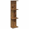 vidaXL Wandplank Oud hout 25 x 15 x 100 cm Bewerkt hout