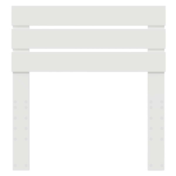 vidaXL Hoofdbord Wit 80 cm Bewerkt hout